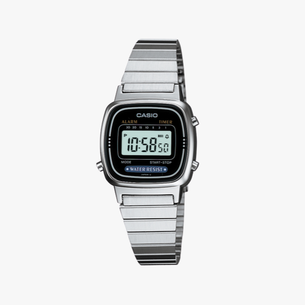 [ประกันร้าน] CASIO นาฬิกาข้อมือ รุ่น LA670WA-1SDF-S Vingate Silver