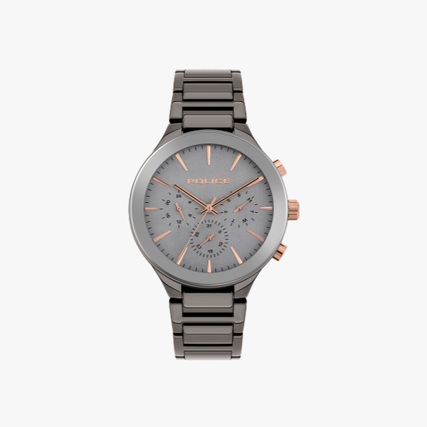 Police Gifford grey stainless steel watch
