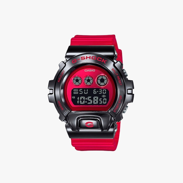[ประกันร้าน] CASIO นาฬิกาข้อมือผู้ชาย รุ่น GM-6900B-4DR-S Metal Covered Series Red