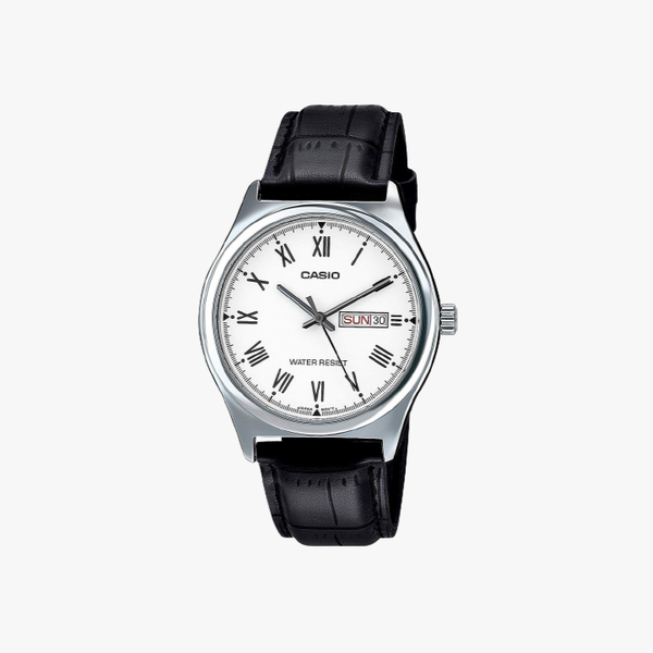 [ประกันร้าน] CASIO นาฬิกาข้อมือผู้ชาย รุ่น MTP-V006L-7BUDF-S Enticer Black
