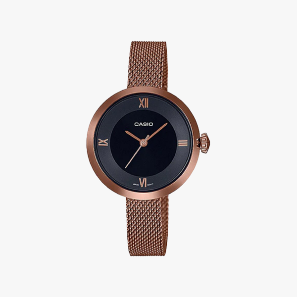 [ประกันร้าน] CASIO นาฬิกาข้อมือผู้หญิง รุ่น LTP-E154MR-1ADF-S Standard 