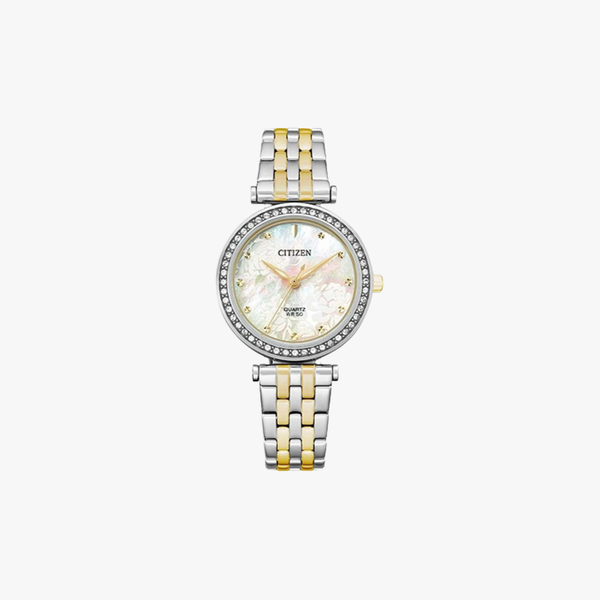 [ประกันร้าน] CITIZEN นาฬิกาข้อมือผู้หญิง รุ่น ER0214-54D Swarovski Crystals Elegant Ladies Watch - Multi-color