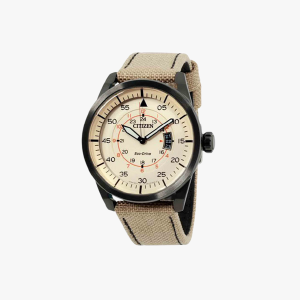 [ประกันร้าน] CITIZEN นาฬิกาข้อมือผู้ชาย รุ่น AW1365-19P E-co Drive Aviator Watch