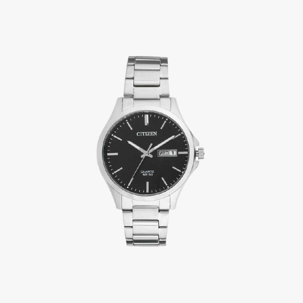 [ประกันร้าน] CITIZEN นาฬิกาข้อมือผู้ชาย รุ่น BF2001-80E AQ Mid Black Dial Silver