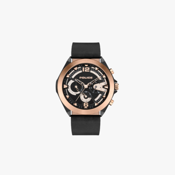นาฬิกาข้อมือผู้ชาย Police Multifunction ZENITH watch รุ่น PEWJF2108740 สีดำ