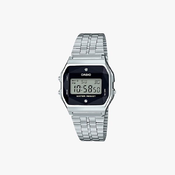 [ประกันร้าน] CASIO นาฬิกาข้อมือ รุ่น A159WAD-1DF-S Standard - Silver