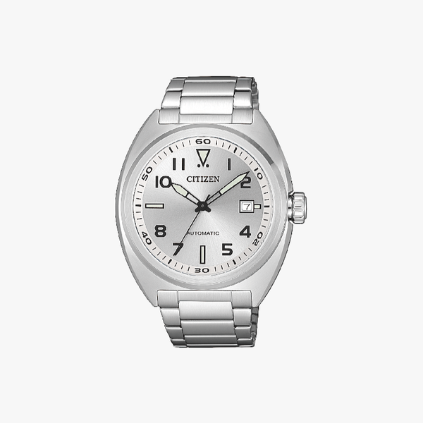 [ประกันร้าน] CITIZEN นาฬิกาข้อมือผู้ชาย รุ่น NJ0100-89A Mechanical Automatic Silver Dial Silver