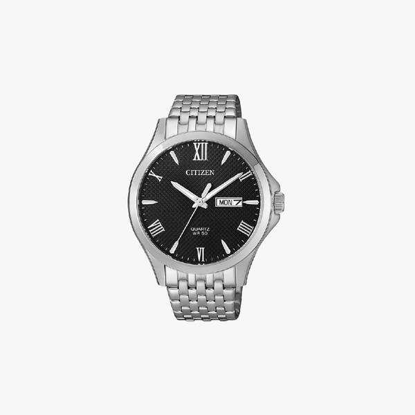 [ประกันร้าน] CITIZEN นาฬิกาข้อมือผู้ชาย รุ่น BF2020-51E AQ Mid Black Dial Silver