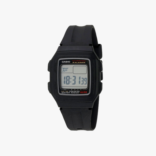 [ประกันร้าน] CASIO นาฬิกาข้อมือผู้ชาย รุ่น F-201WA-1ASDF-S Classic Black