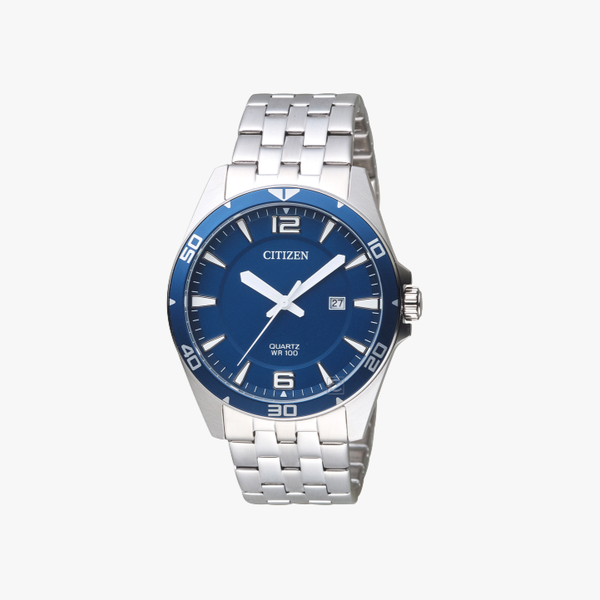 [ประกันร้าน] CITIZEN นาฬิกาข้อมือผู้ชาย รุ่น BI5058-52L AQ Mid Men's Quartz Blue Dial Silver