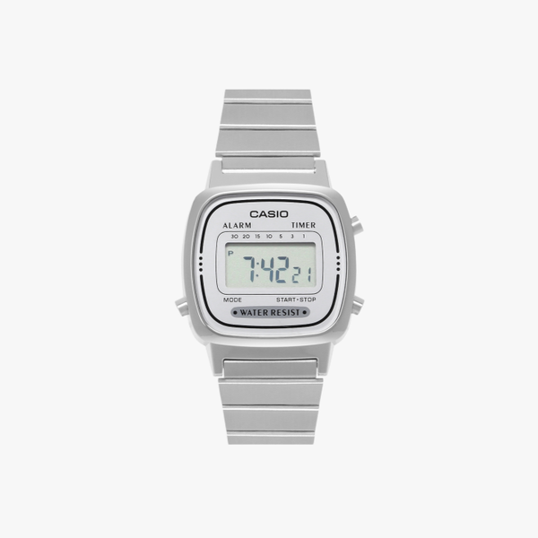 [ประกันร้าน] CASIO นาฬิกาข้อมือผู้ชาย รุ่น LA670WA-7SDF-S Vingate Silver