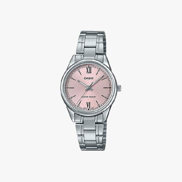 [ประกันร้าน] CASIO นาฬิกาข้อมือผู้หญิง รุ่น LTP-V005D-4B2UDF-S Standard Silver