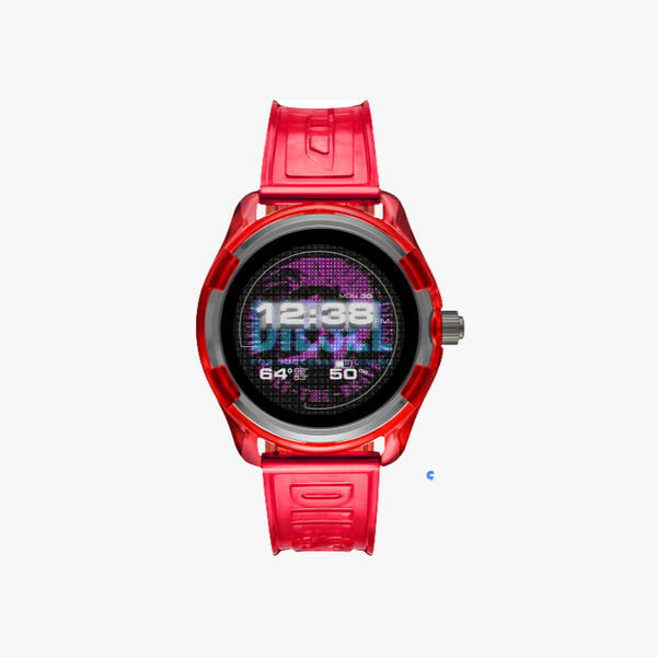 Diesel On Men's Fadelight Gen 4 Fadelite Smartwatch - Red