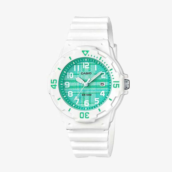 [ประกันร้าน] CASIO นาฬิกาข้อมือผู้หญิง รุ่น LRW-200H-3C Casio Standard Green Dial White