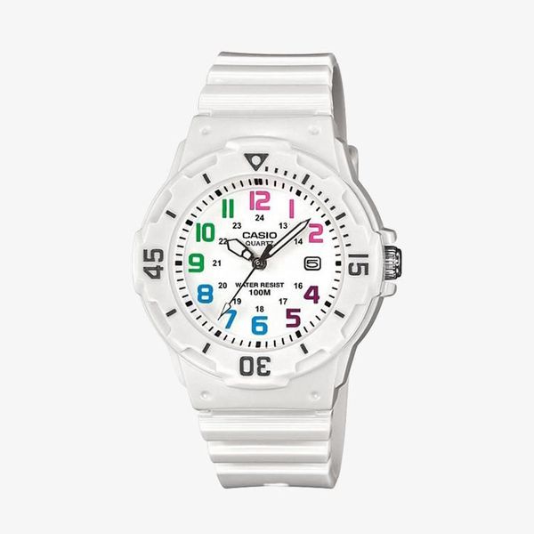 [ประกันร้าน] CASIO นาฬิกาข้อมือผู้หญิง รุ่น LRW-200H-7BVDF-S Standard White Dial White
