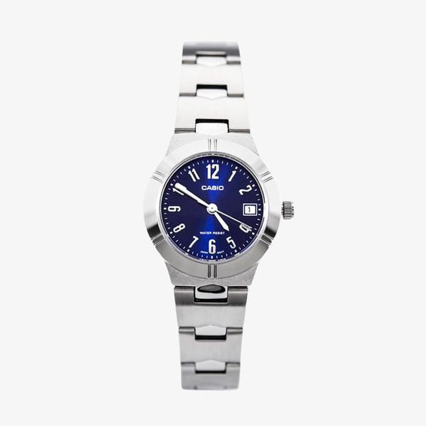 [ประกันร้าน] CASIO นาฬิกาข้อมือผู้หญิง รุ่น LTP-1241D-2A2DF-S Standard Blue Dial Silver