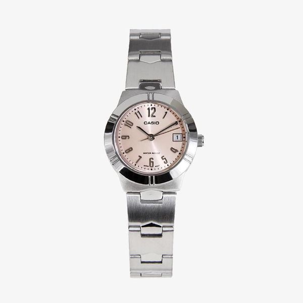 [ประกันร้าน] CASIO นาฬิกาข้อมือผู้หญิง รุ่น LTP1241D-4A3 Casio Standard Pink Dial Silver