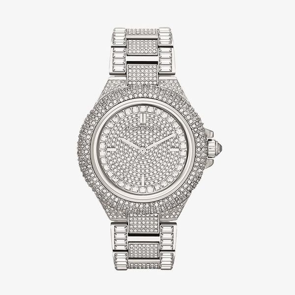 Camile Silver Crystal Pave Dial - Silver