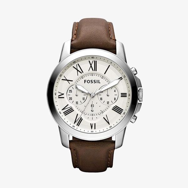 Grant Chronograph Brown Leather - Brown