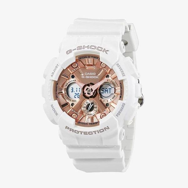 [ประกันร้าน] G-SHOCK นาฬิกาข้อมือ รุ่น GMA-S120MF-7A2DR-S Mini Rose Gold Dial White