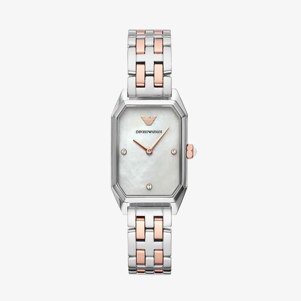 Giola Quartz Crystal White Mother of Pearl Dial - Multi-color